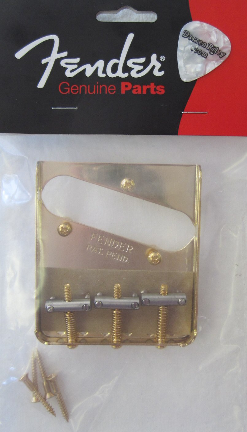 Fender American Vintage Telecaster Bridge Assy Gold