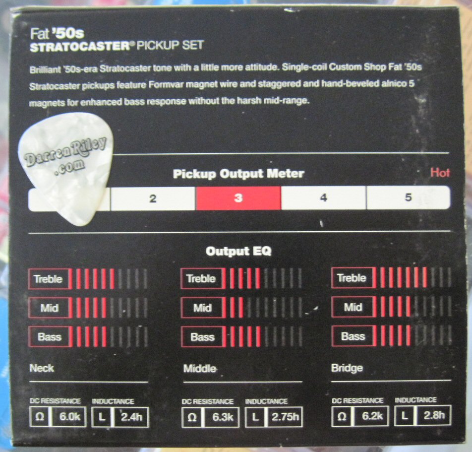 Fender Custom Shop Fat 50s Stratocaster Pickups 0992113000 neck p90 bridge single coil wiring diagram 