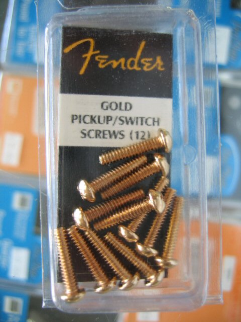 Fender Pickup/Switch Screws GOLD 0994926000