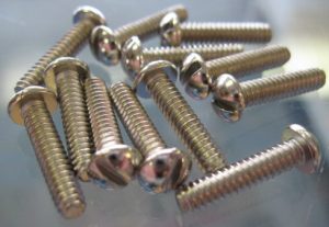 Slotted FENDER Stacked Control Knob Mounting Screw, 6-32 X 1//8/" Nickel 1 Stk.