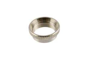 Deep Thread Round Toggle Nut for Switchcraft Switches Nickel EP-4923-001