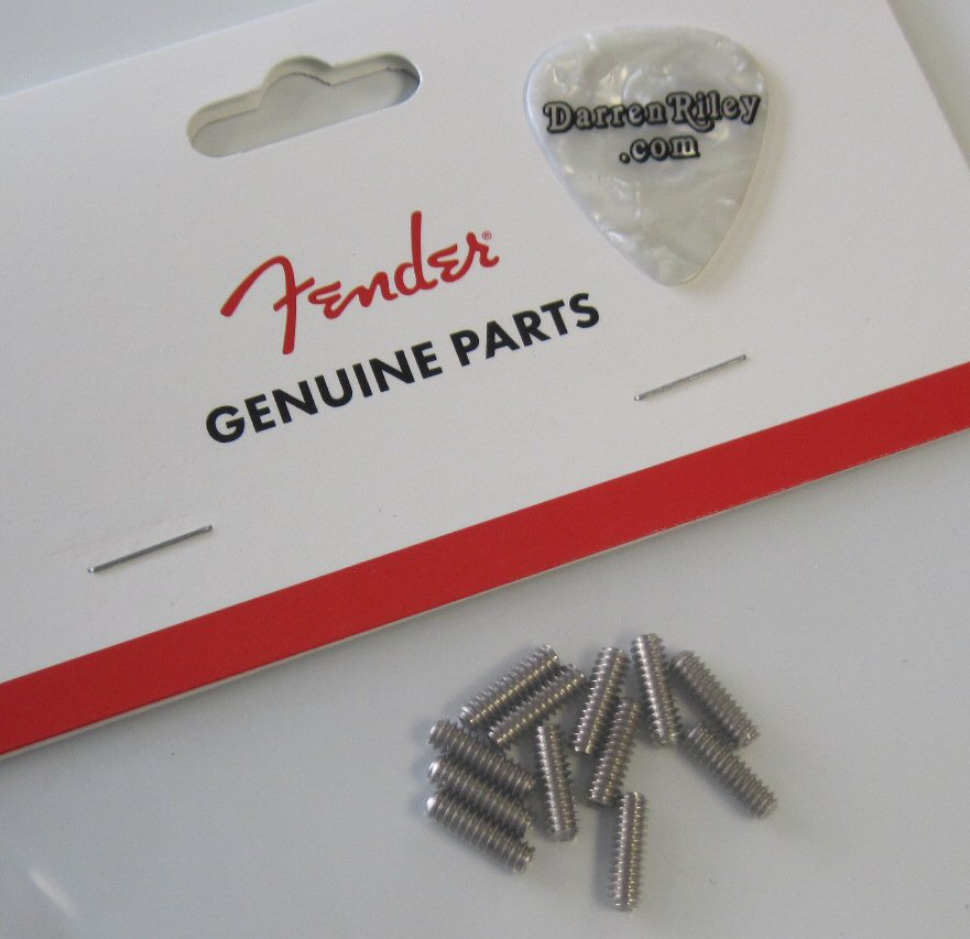 fender jazz bass saddle screws