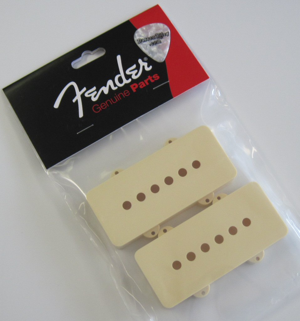 Fender Jazzmaster Pickup Covers Aged White 0054442049 0054442049