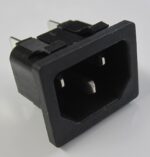 Fender IEC Power Cable Connector Snap-In .250 tabs 0054642049