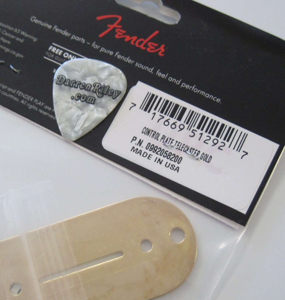 Fender Telecaster Control Plate GOLD 0992058200 0992058200