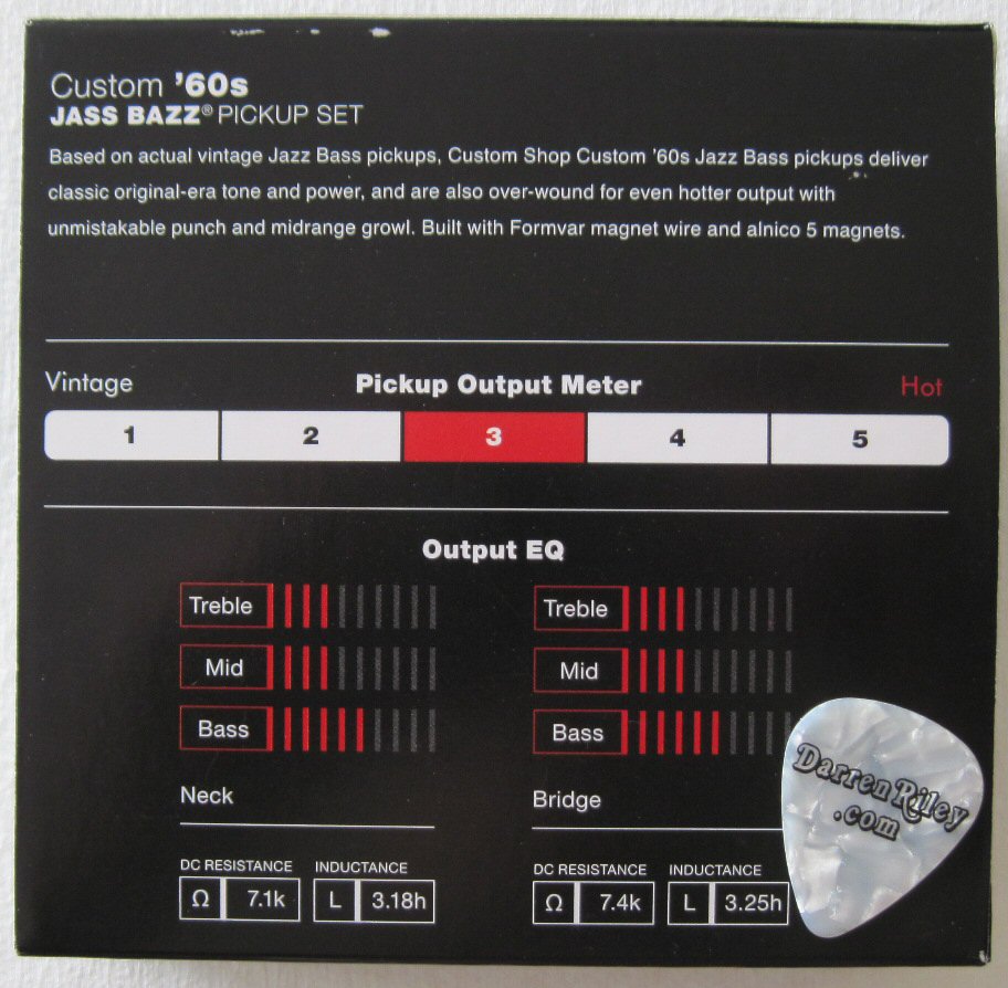 Fender Custom Shop 60s Jazz Bass Pickups 0992101000 099-2101-000