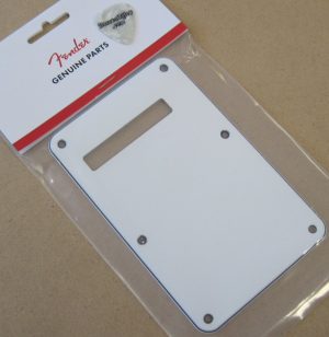 fender stratocaster backplate white