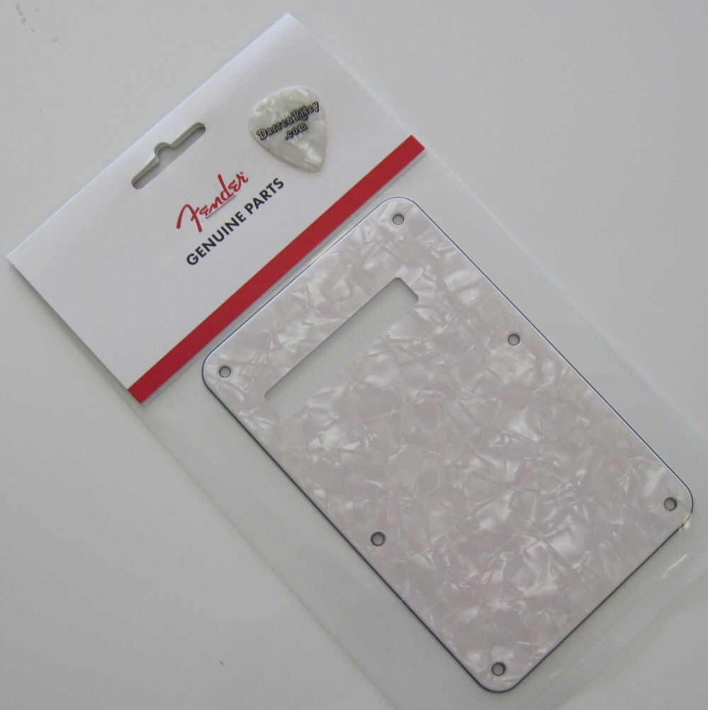 fender stratocaster backplate white