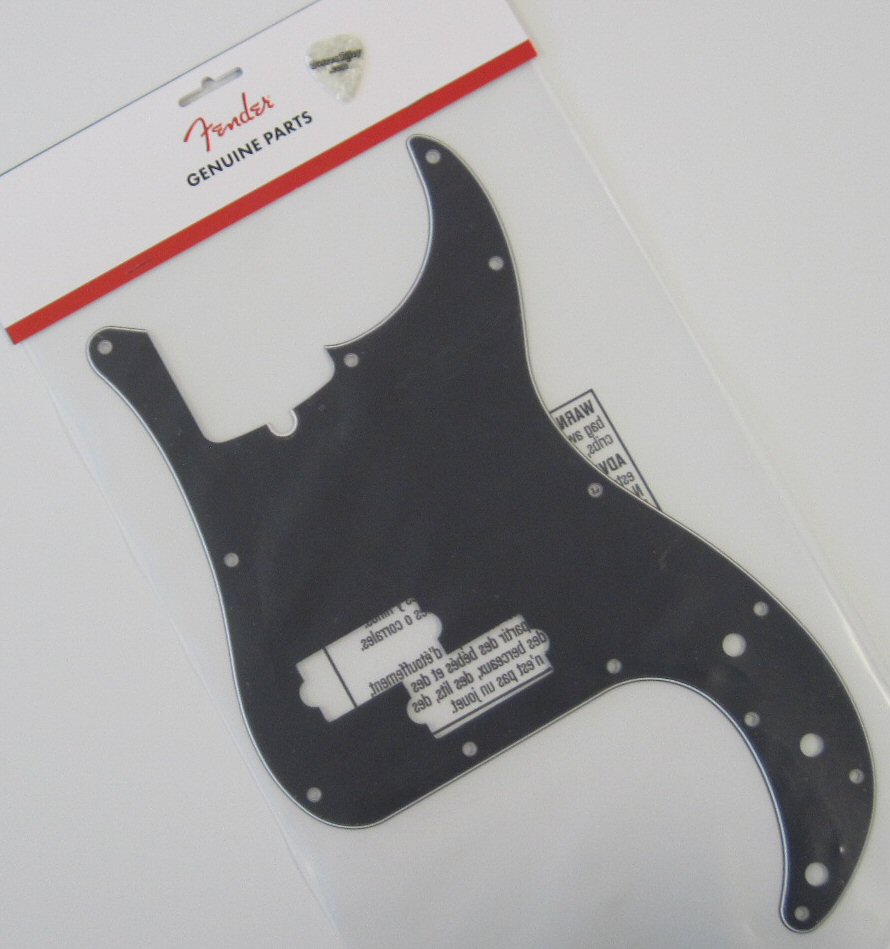 Fender Standard Precision Bass Pickguard Black 0991352000 099 1352 000 2620