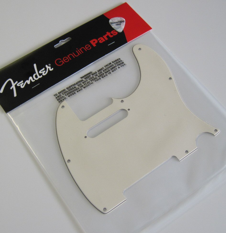 Fender Standard Telecaster Pickguard Parchment 0991375000 0991375000
