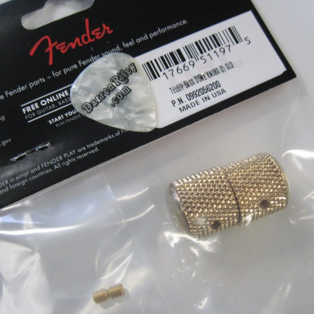 Fender Original Vintage Telecaster Dome Knobs Gold 0992056200 0992056200