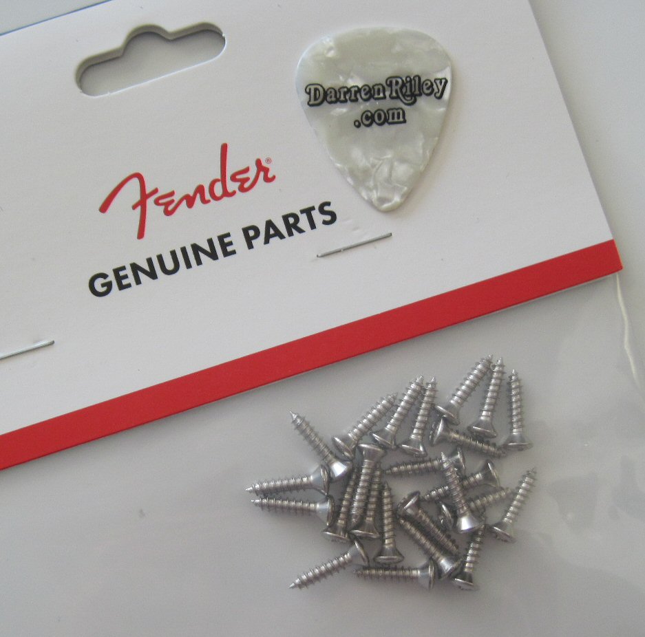 fender telecaster pickguard screws