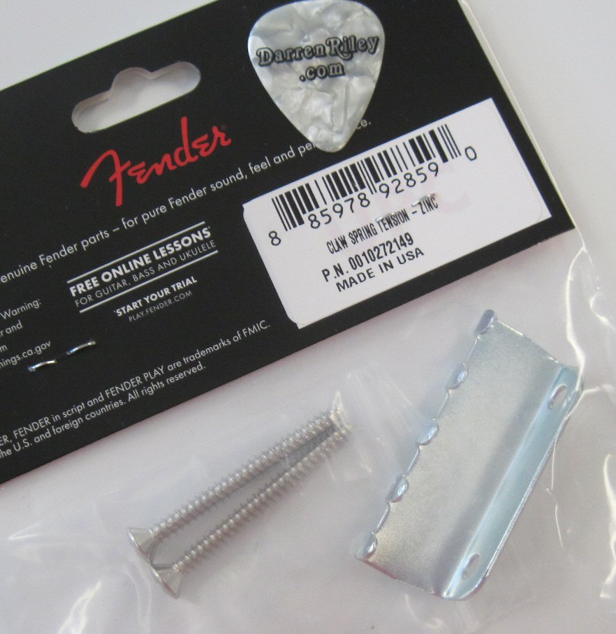 Fender Tremolo Spring Claw with Screws 0010272149 001-0272-149