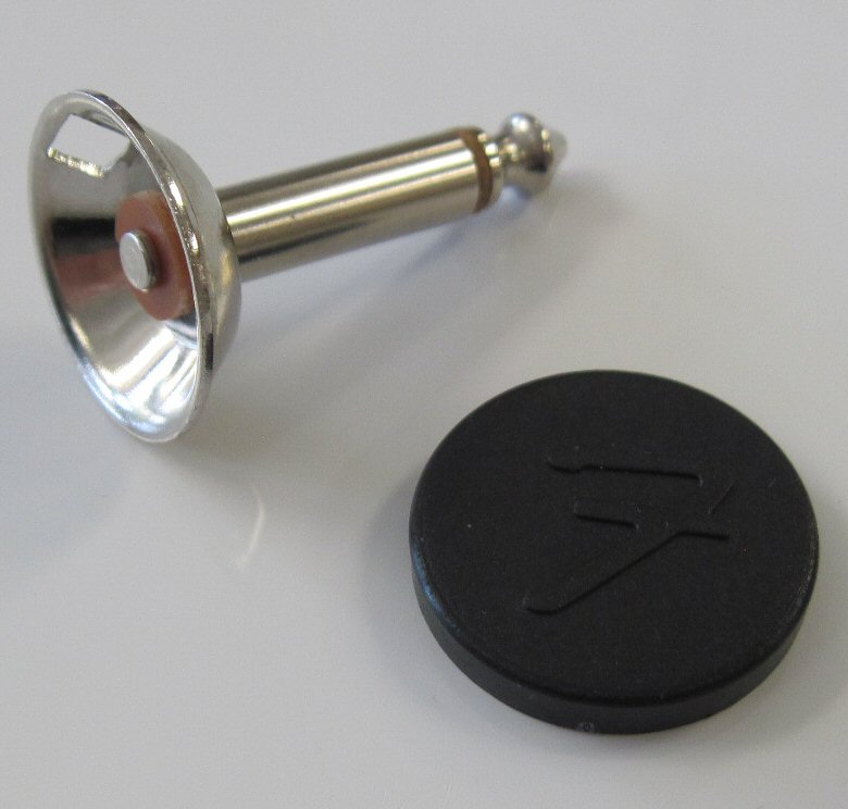 Vintage Fender style Speaker Plug with Fcap Darren Riley's Guitar