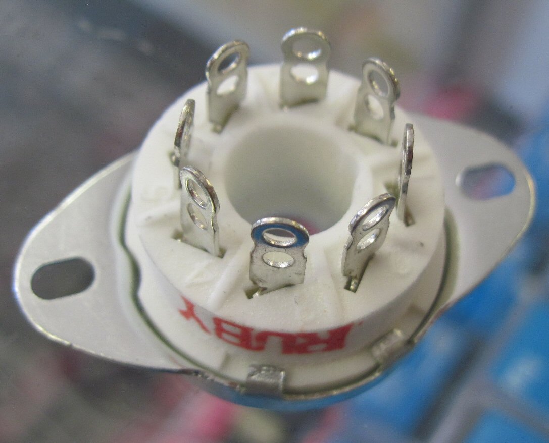 Fender 8pin Octal Tube Socket Power Tube Rectifier 0990724000 0990724000