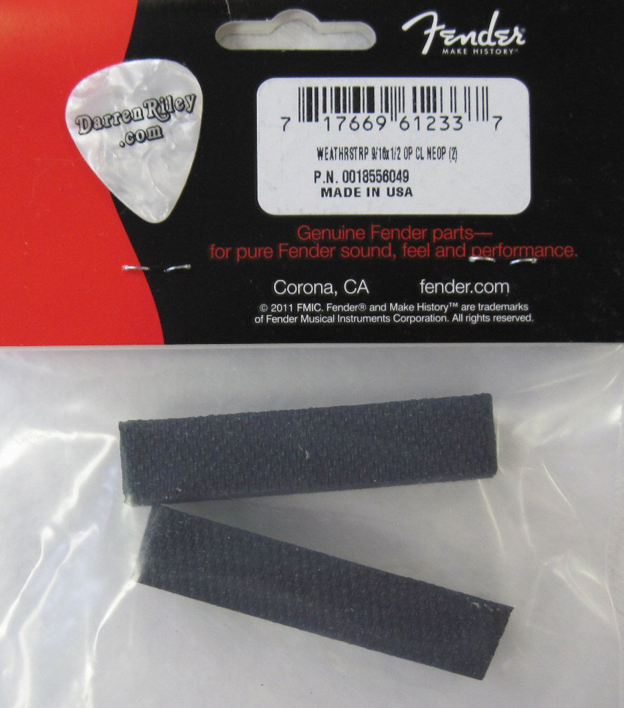 NEW Genuine Fender Pickup Mute Cushion 2 9//16/" x 1//2/" 001-8556-049