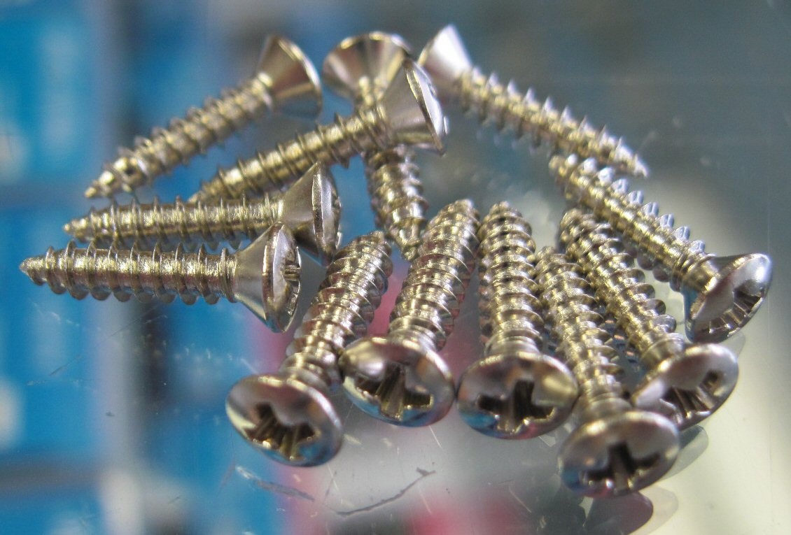 fender telecaster pickguard screws