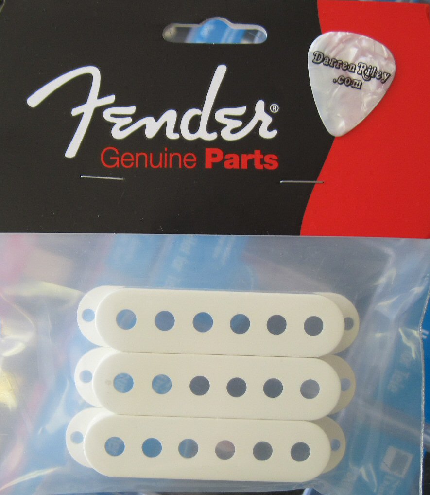 0056251049 Fender Stratocaster Pickup Covers Parchment 0056251049