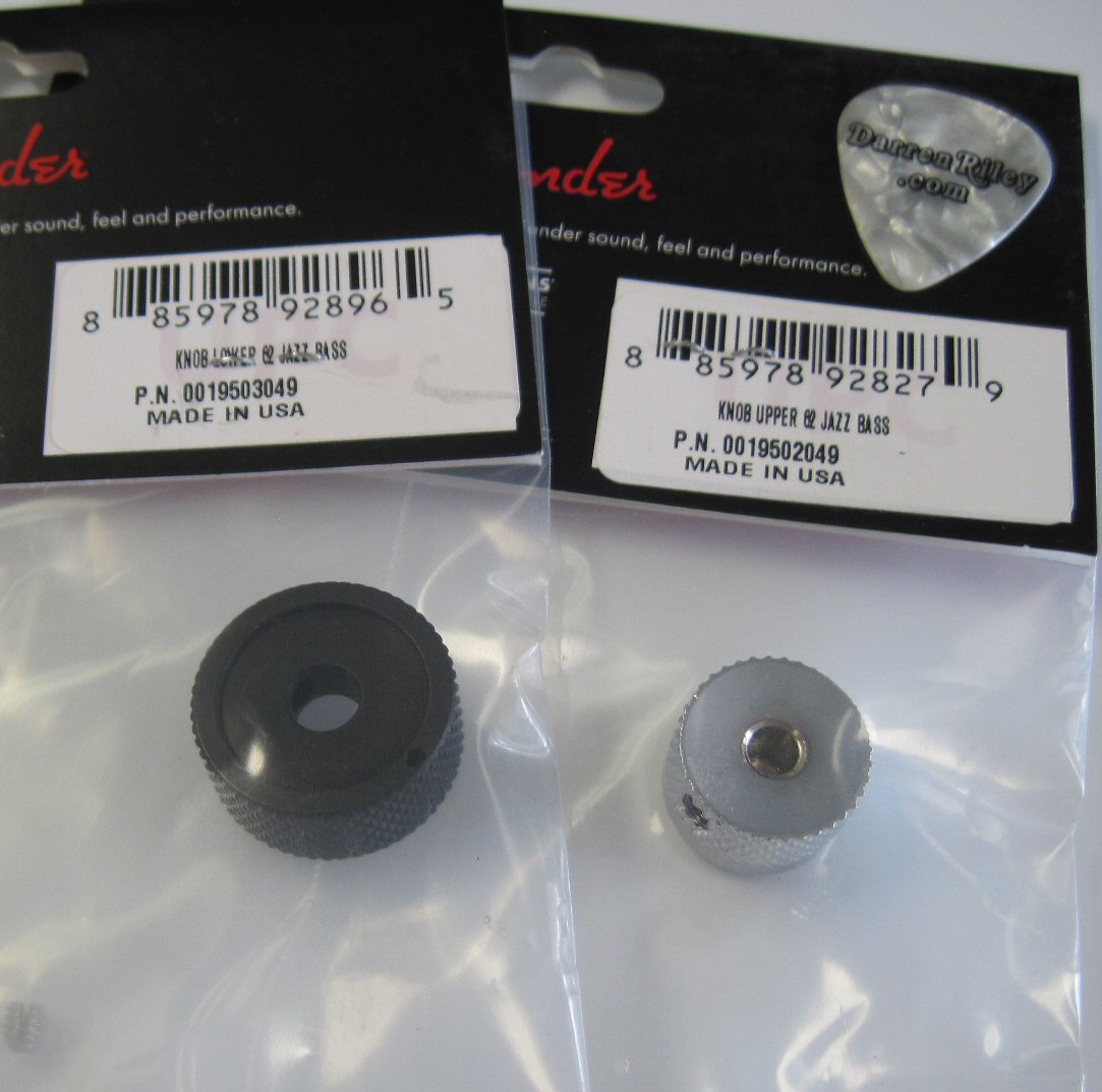 Fender 62 Jazz Bass Concentric Knobs 0019502000 0019503000 0019502049
