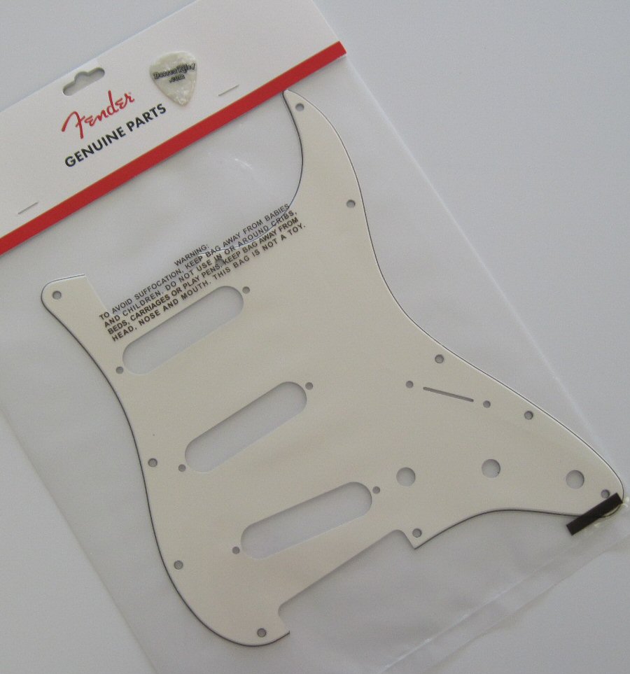 genuine fender stratocaster pickguard