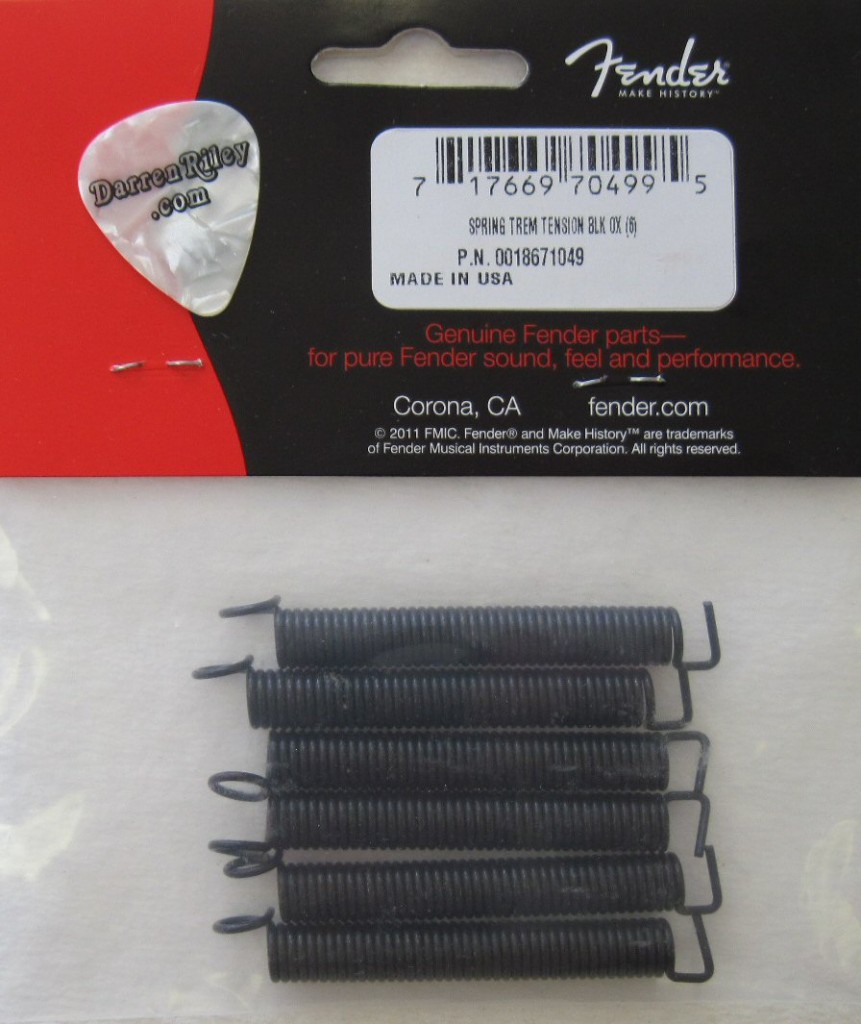Fender Standard Tremolo springs 0018671049 001 8671049