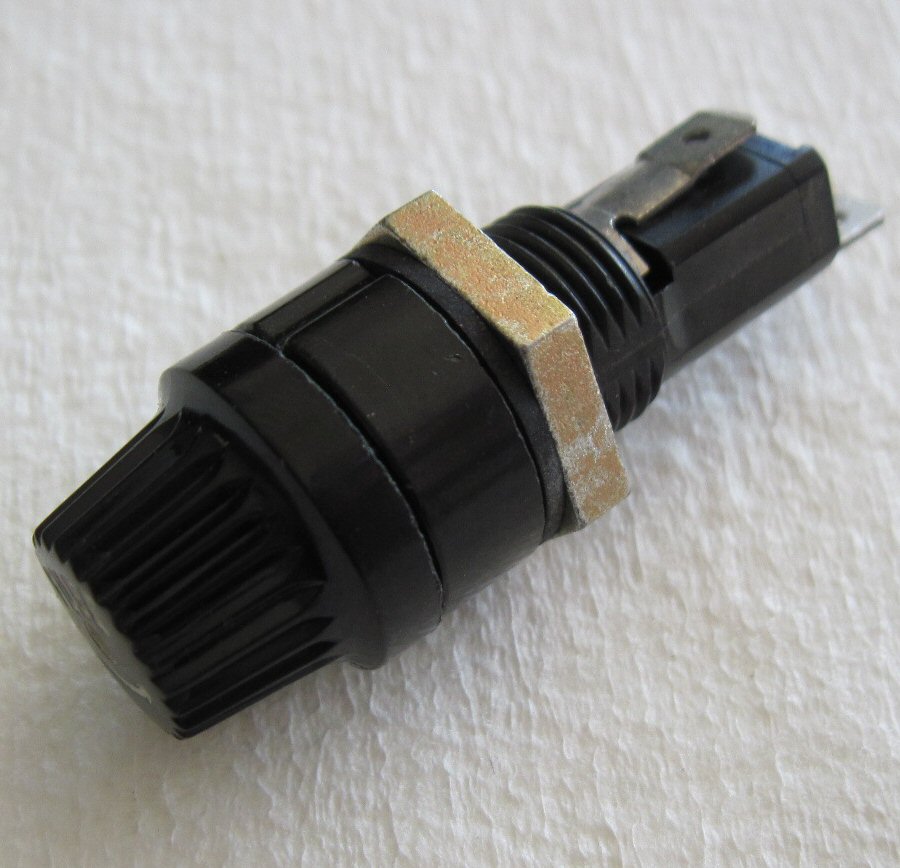 Vintage Fender 60s 70s Blackface Silverface style fuse holder