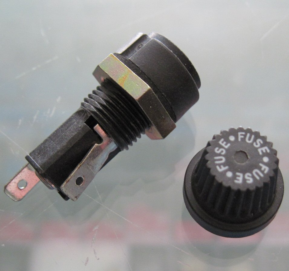 Vintage Fender 60s 70s Blackface Silverface style fuse holder