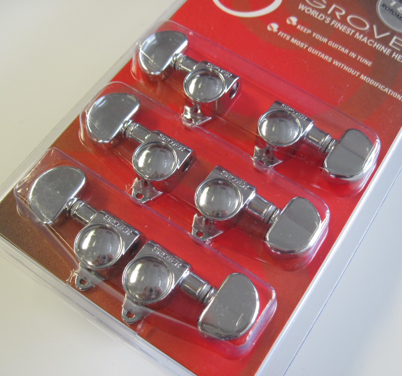 Grover 10218C Chrome 3x3 Rotomatic Tuners 0062909100