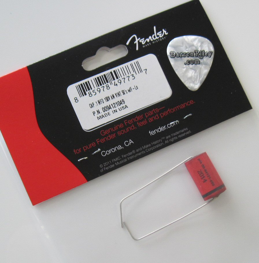 Fender Pure Vintage .1uF Hot Rod Tone Capacitor 0094121049 0094121049