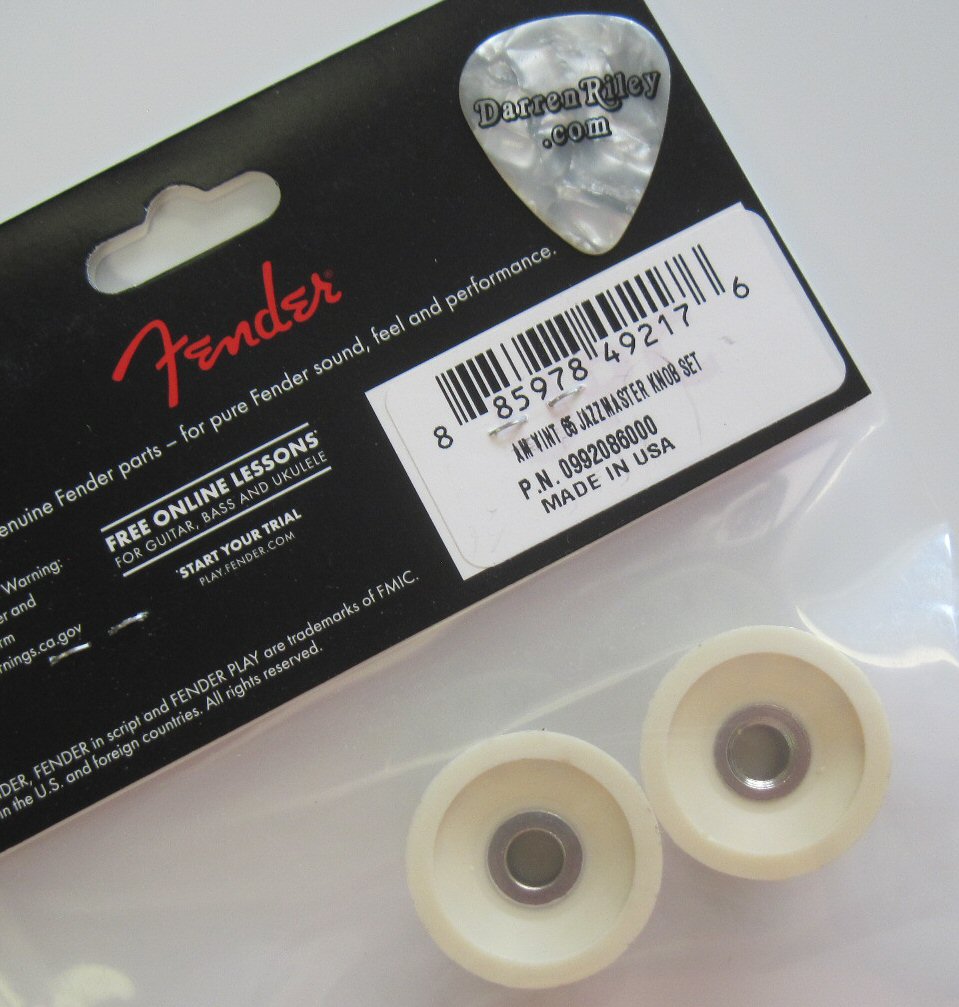 Fender American Vintage 65 Jazzmaster Witch Hat Knobs 0992086000 099