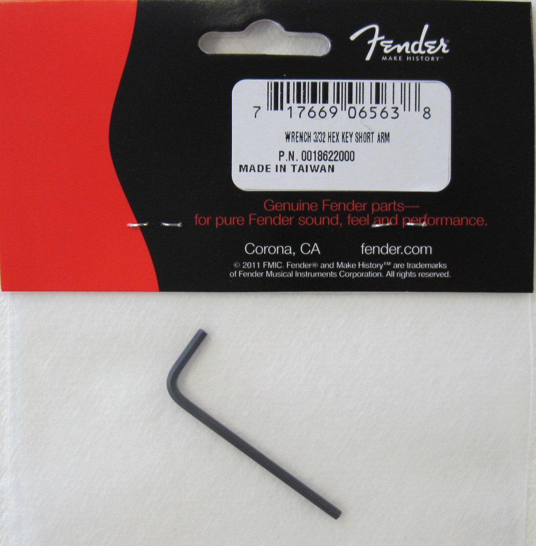 Fender Hex Wrench 3/32 0018622000