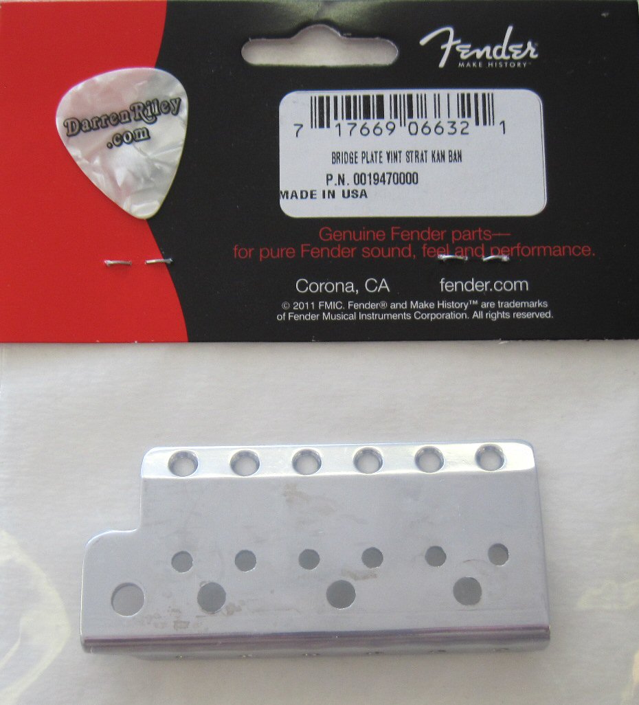 Fender American Vintage Stratocaster Bridge Plate 0019470000 0019470000