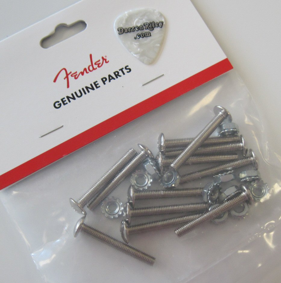 Fender Pure Vintage Tweed Amp Chassis Mounting Screws with Nuts