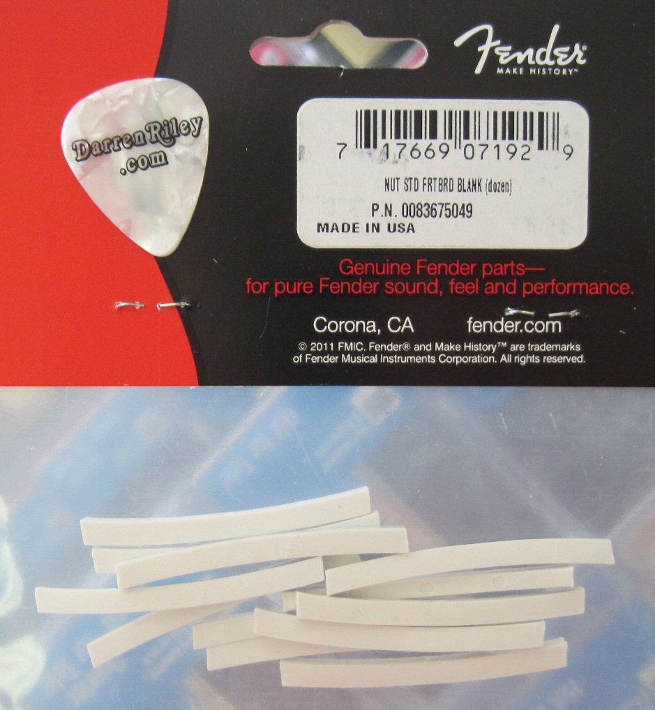Fender Standard Nut Blanks 0994920000 0083675049 0083675049