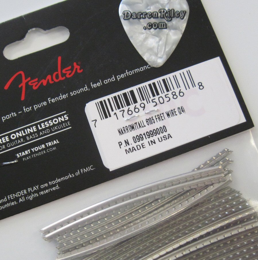 Fender Tall / Narrow Guitar Frets 0991999000 0991999000