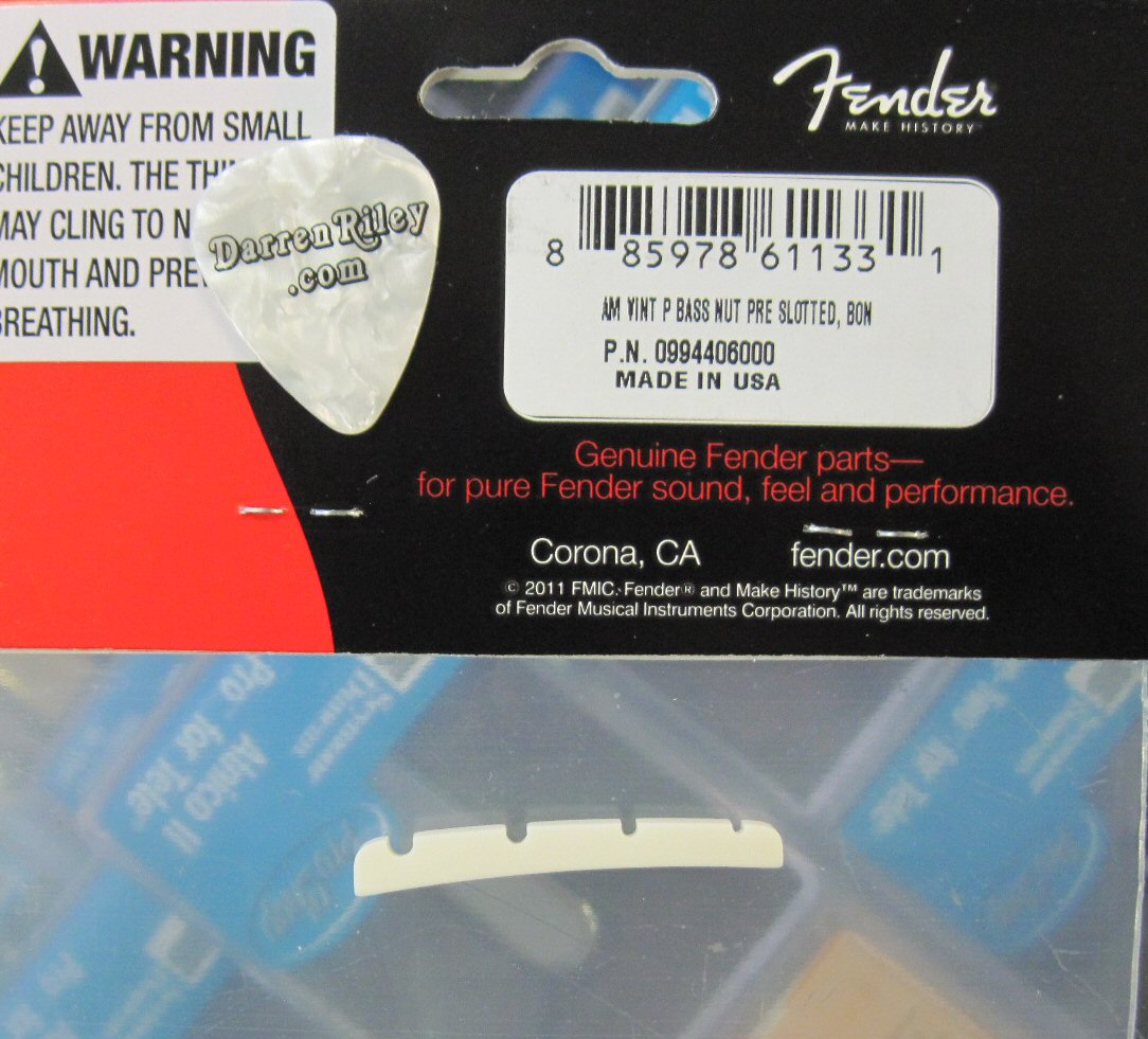 Fender American Vintage Precision Bass Nut 0994406000 0994406000