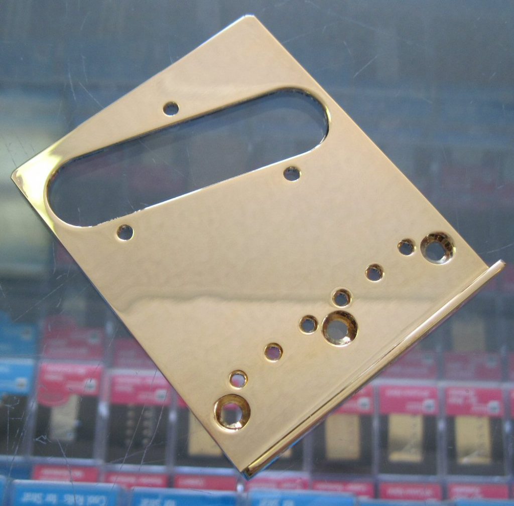 Fender American Standard Telecaster Bridge Plate GOLD 0038996000 003