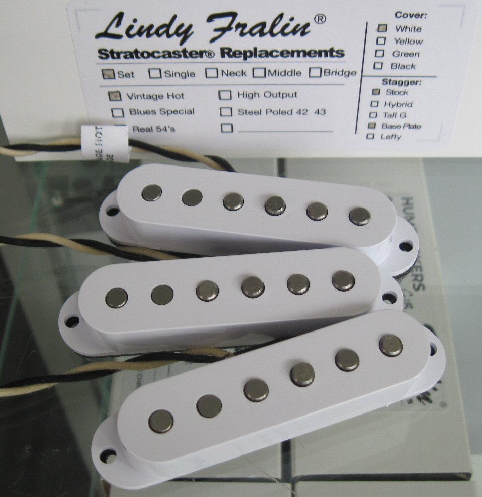 Lindy fralin vintage hot strat outlet pickups