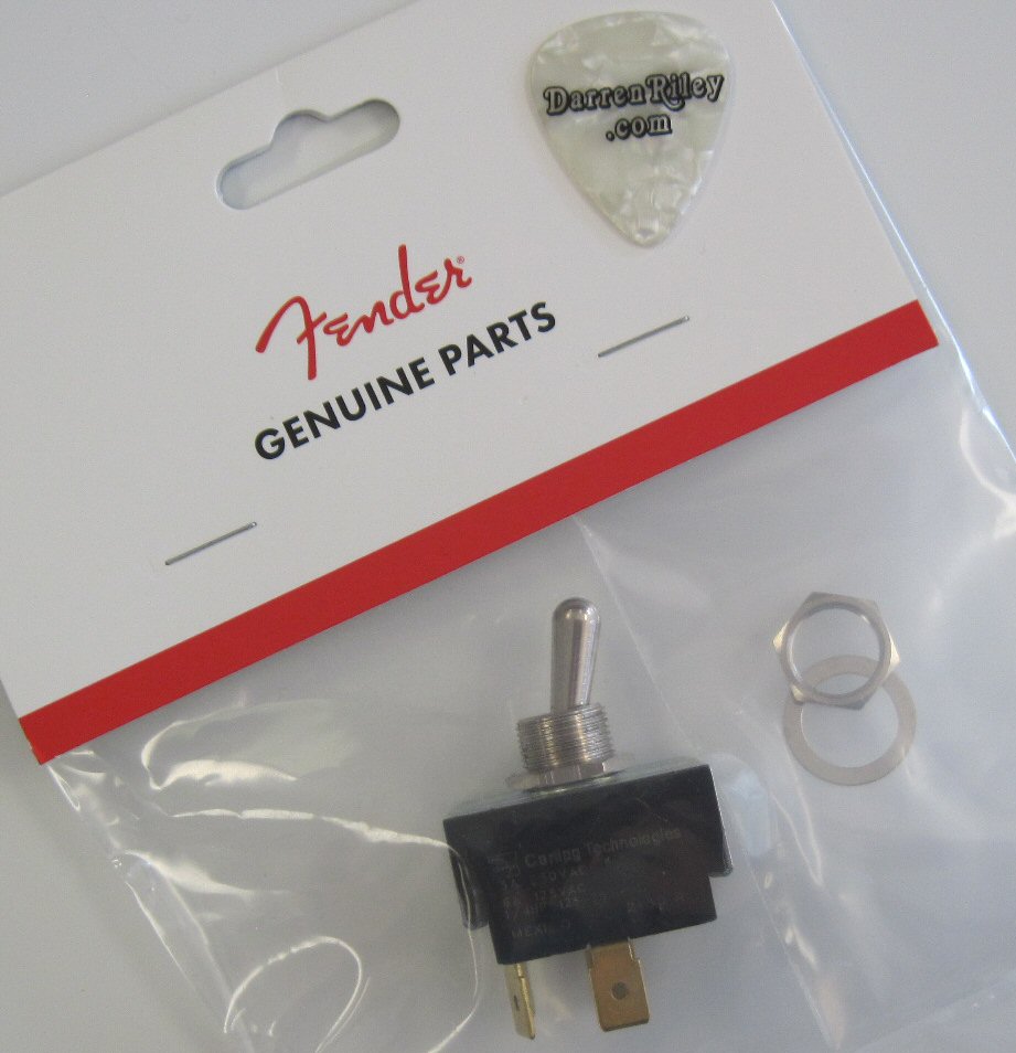 Fender Carling DPST Amplifier Power Standby Toggle Switch 0036570049