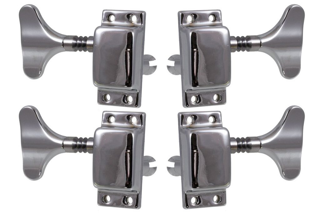 Allparts 2x2 Chrome Import Bass Tuners TK7945010