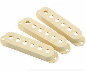 Fender Road Worn Aged White Strat Pickup Covers 0997207000