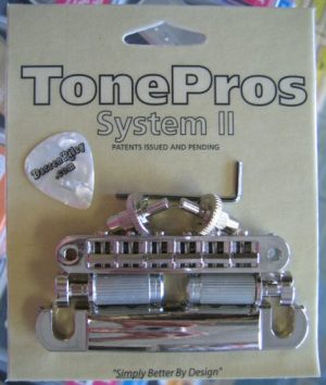 TonePros LPS02-N Standard Tuneomatic/Tailpiece Set Nickel