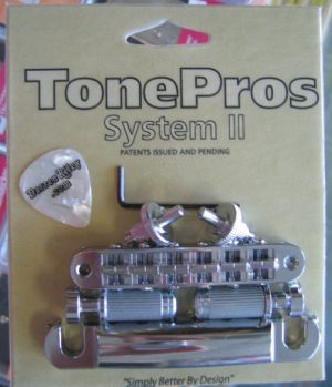 TonePros LPM04-C Standard Tuneomatic/Tailpiece Set Chrome