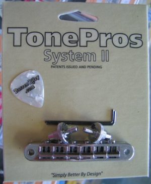TonePros TP6-C Standard Nashville Style Tuneomatic Chrome