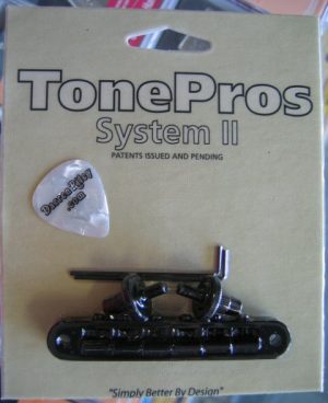 TonePros TP6-B Standard Nashville Style Tuneomatic Black