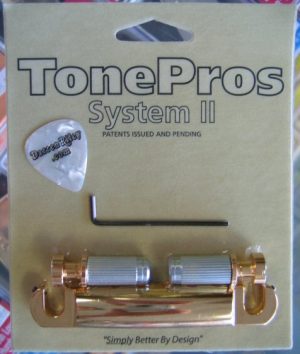 TonePros T1ZSA-G Lightweight Aluminum Locking Tailpiece Gold