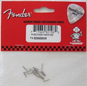Fender Pin Escutcheon #18 x 3/8 nickel 0036650049