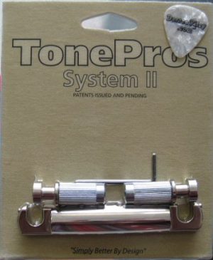 TonePros T1ZA-N Metric Lightweight Aluminum Locking Tailpiece Nickel