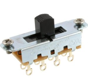 Switchcraft Black On-Off-On Slide Switch for Mustang EP-0261-023