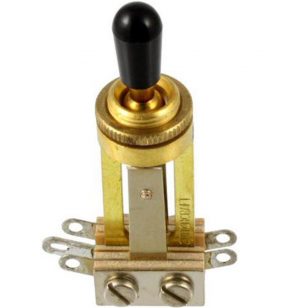 Switchcraft Straight Toggle Switch GOLD EP-4367-002